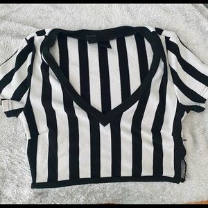 Striped Crop Top